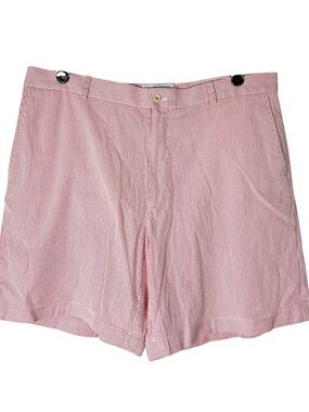 Southern Tide The Skipjack flat front corded‎ shorts in size 40 pink stripe